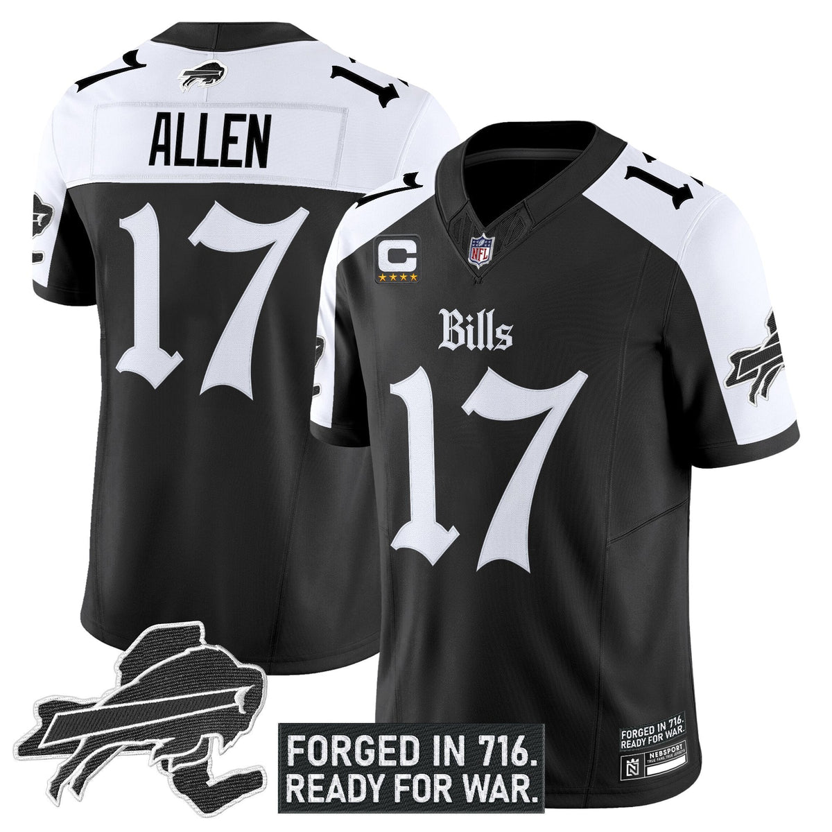 BUF 'Gothic Cold Front Edition' Vapor Limited Jersey