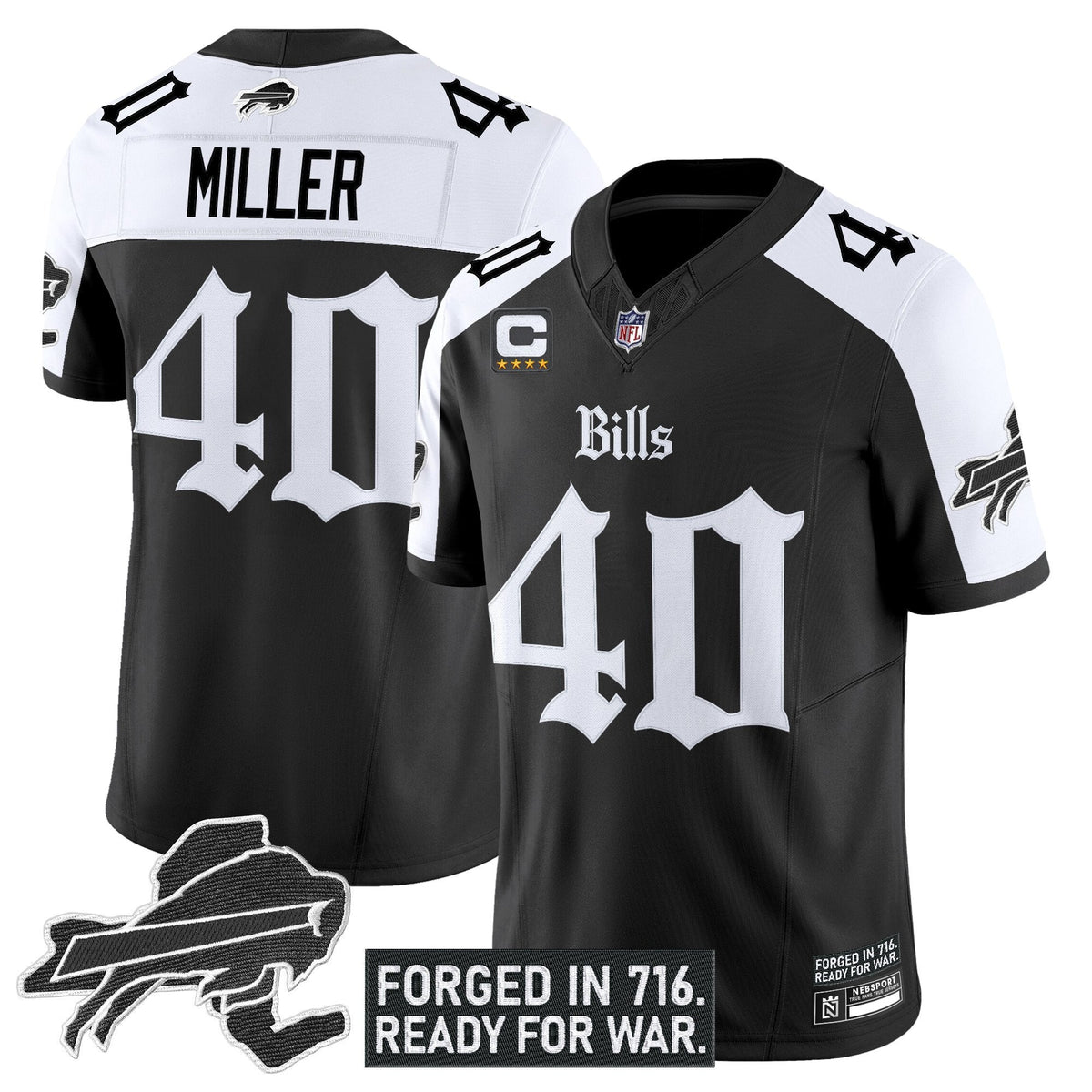 BUF 'Gothic Cold Front Edition' Vapor Limited Jersey