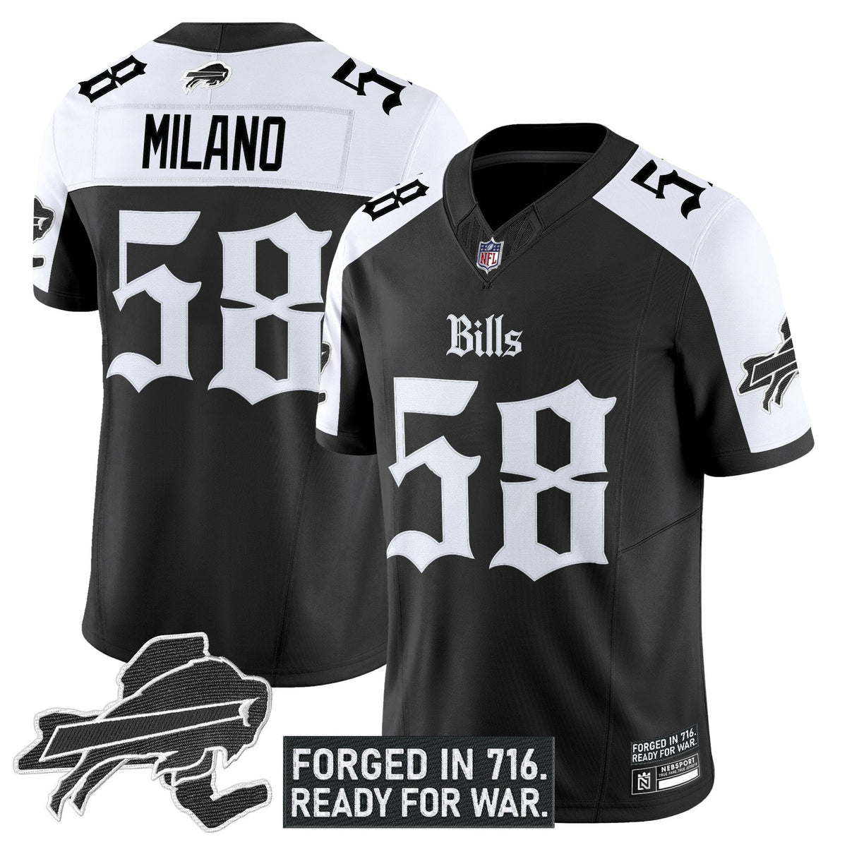 BUF 'Gothic Cold Front Edition' Vapor Limited Jersey