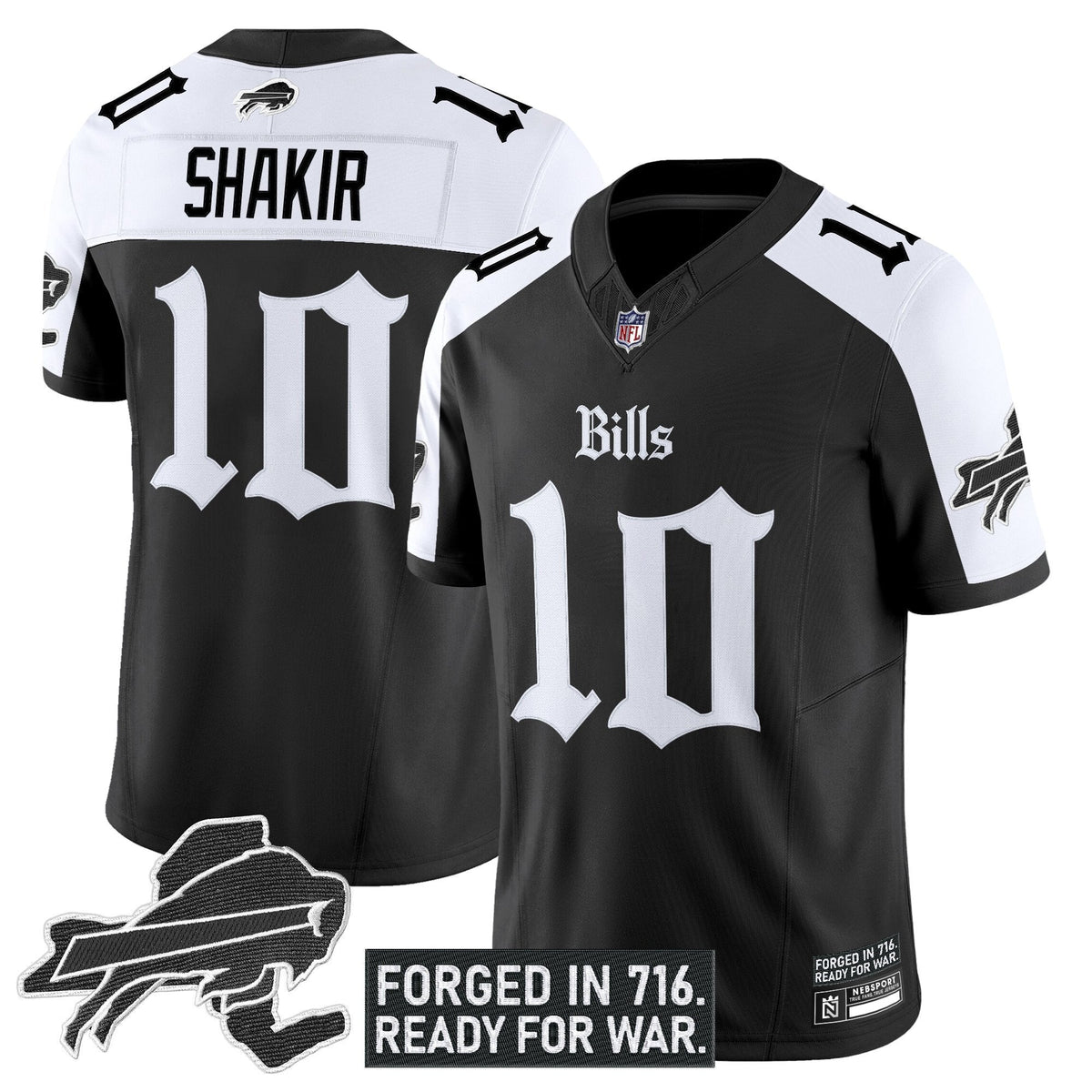 BUF 'Gothic Cold Front Edition' Vapor Limited Jersey