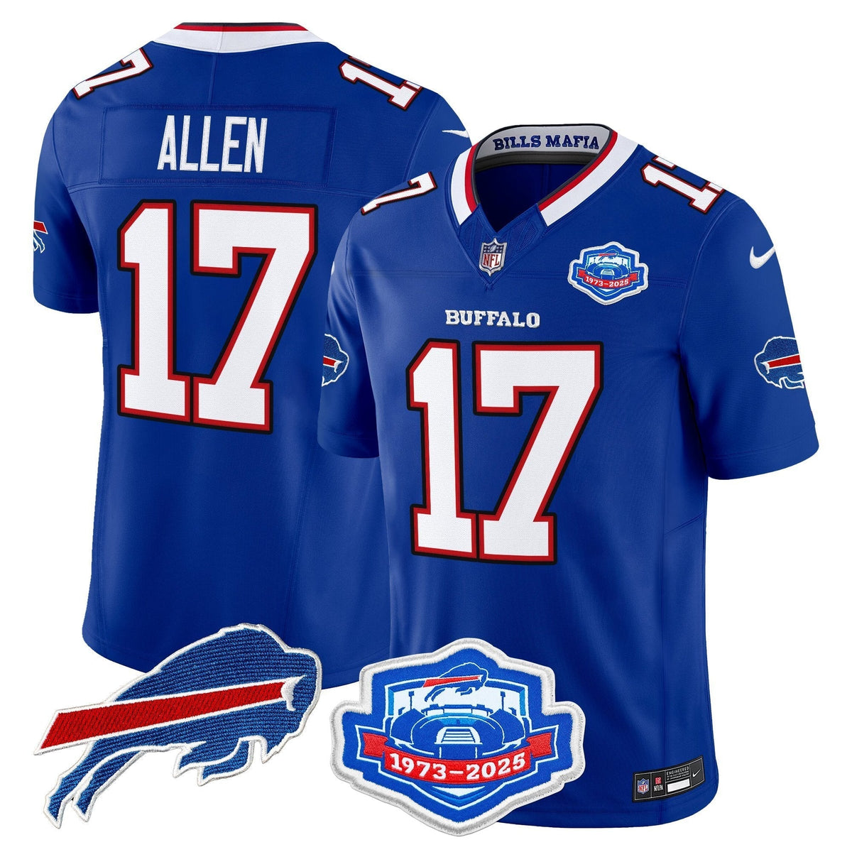 BUF 2025 "Rivalries" Vapor Limited Jersey - Farewell Season Patch