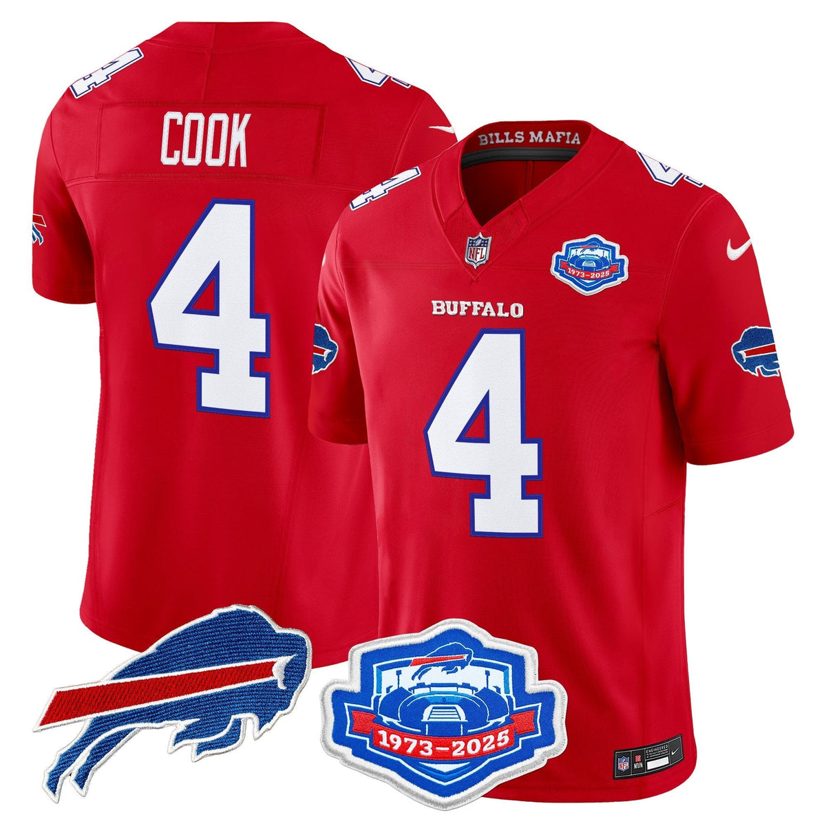 BUF 2025 "Rivalries" Vapor Limited Jersey - Farewell Season Patch
